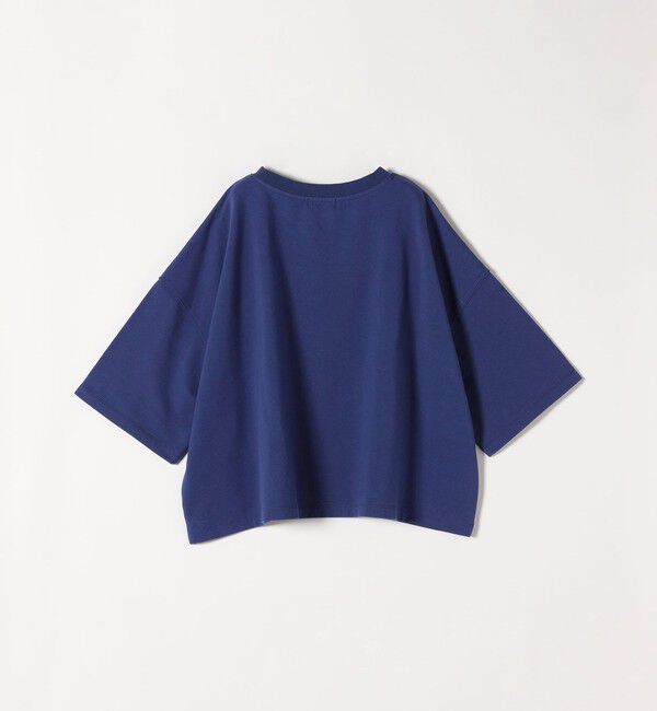 SHIPS any「【WEB限定】SHIPS any:〈洗濯機可能〉インレイ ハーフスリーブ ショートTEE」|Tシャツ・カットソー|