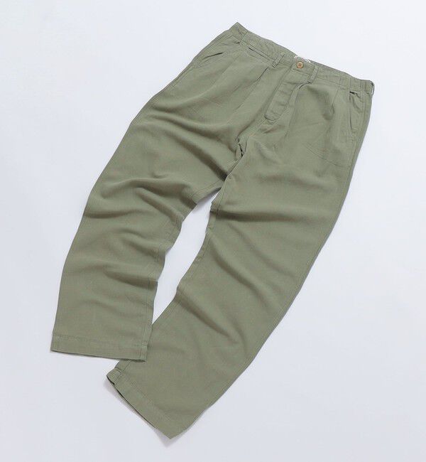 SHIPS「WYTHE NEW YORK: PLEATED CTN/LNN CHINO」|チノ|