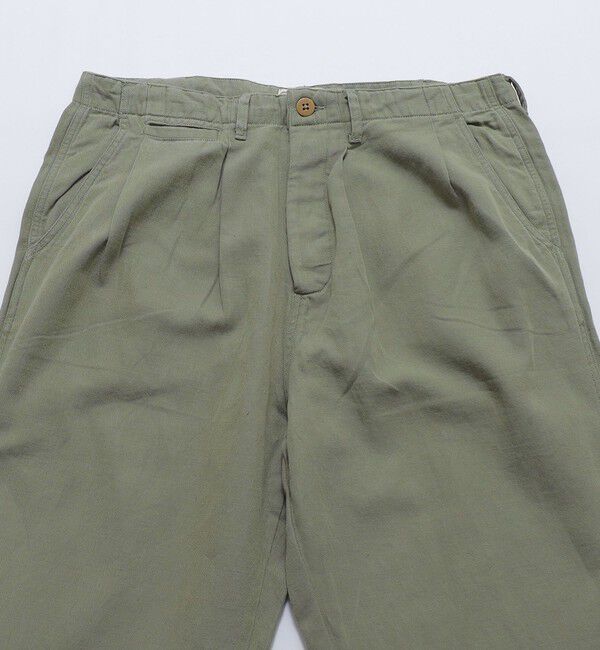 SHIPS「WYTHE NEW YORK: PLEATED CTN/LNN CHINO」|チノ|