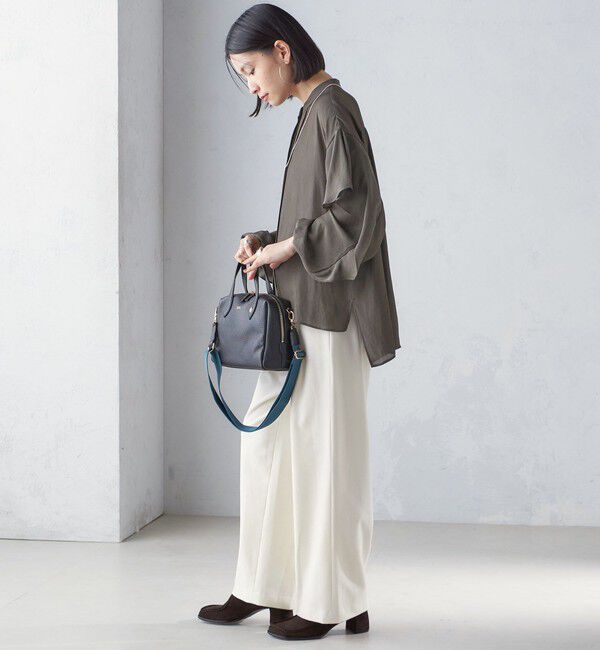 SHIPS for women「〈手洗い可能〉両面起毛 ドロスト パンツ」|その他|