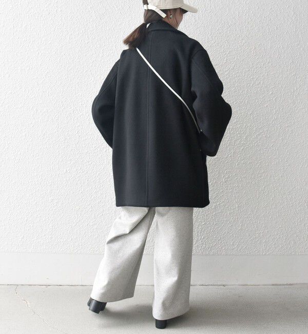 SHIPS any「SHIPS any: ウール コクーン テーラード ショート コート 25AW」|その他|