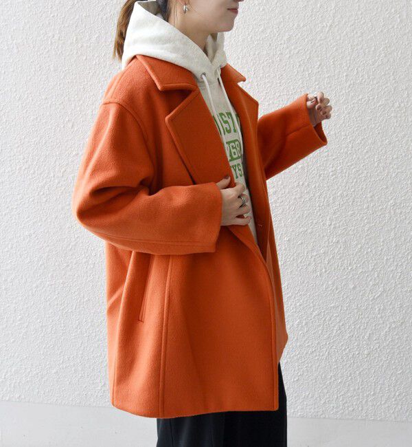 SHIPS any「SHIPS any: ウール コクーン テーラード ショート コート 25AW」|その他|