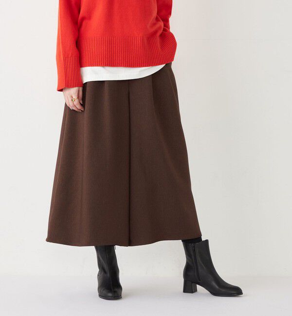 SHIPS Colors 「SHIPS Colors:〈洗濯機可能〉 ウーリッシュ ガウチョ パンツ」|その他|ブラウン