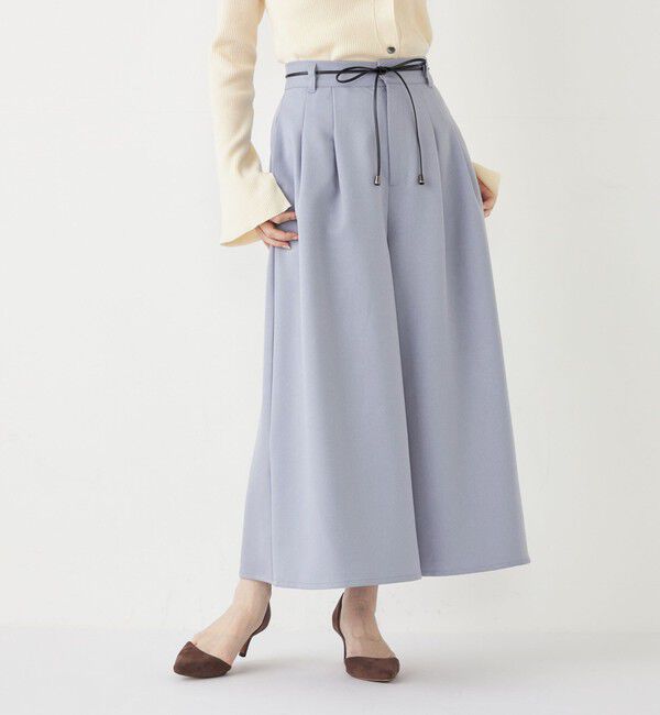 SHIPS Colors 「SHIPS Colors:〈洗濯機可能〉 ウーリッシュ ガウチョ パンツ」|その他|ライトブルー