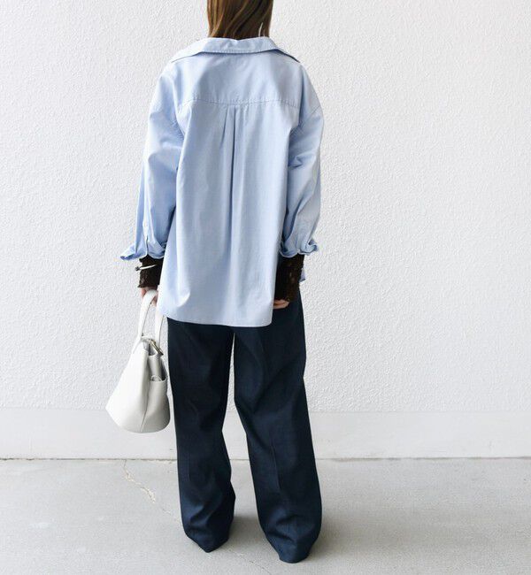 SHIPS for women「〈手洗い可能〉ラッセル レース クルーネック カットソー」|Tシャツ・カットソー|