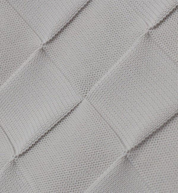 SHIPS「SHIPS: 〈手洗い可能〉Amossa(R) シャンティ ブロック リンクス編み 長袖 ニット」|ニット・セーター|