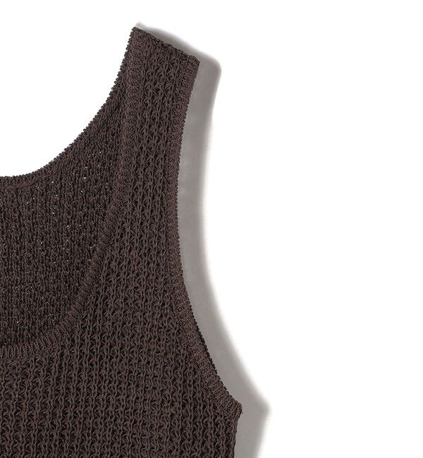 SHIPS for women「〈手洗い可能〉ペーパー ポリエステル ノースリーブ プルオーバー」|ベスト・ジレ|