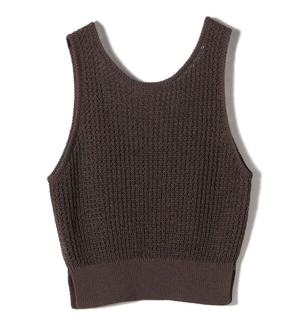 SHIPS for women「〈手洗い可能〉ペーパー ポリエステル ノースリーブ プルオーバー」|ベスト・ジレ|