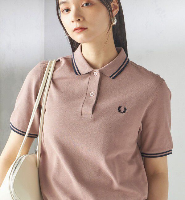 SHIPS for women「FRED PERRY:G3600 TWIN TIPPED SHIRTS」|ポロシャツ|ピンク