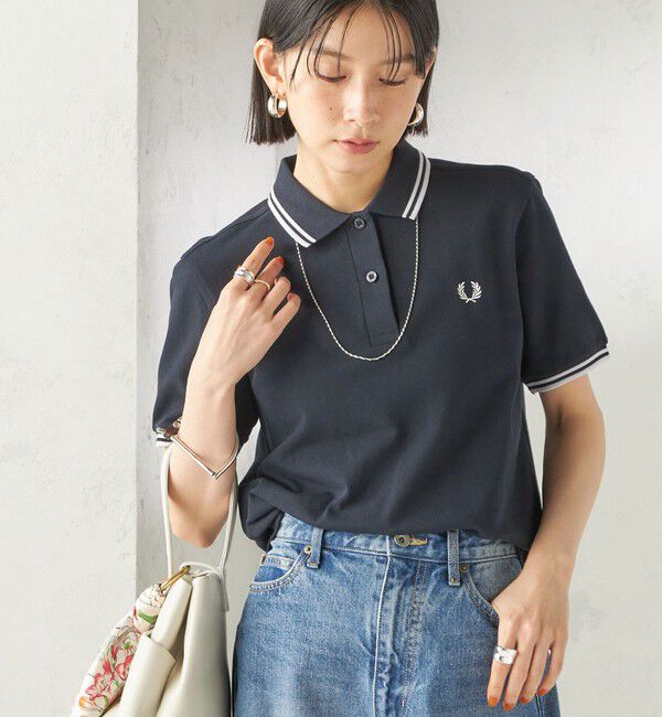 SHIPS for women「FRED PERRY:G3600 TWIN TIPPED SHIRTS」|ポロシャツ|