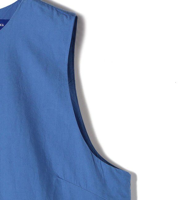 SHIPS for women「〈手洗い可能〉Fanaka:ポプリン ティアード ロング ワンピース」|ワンピース|