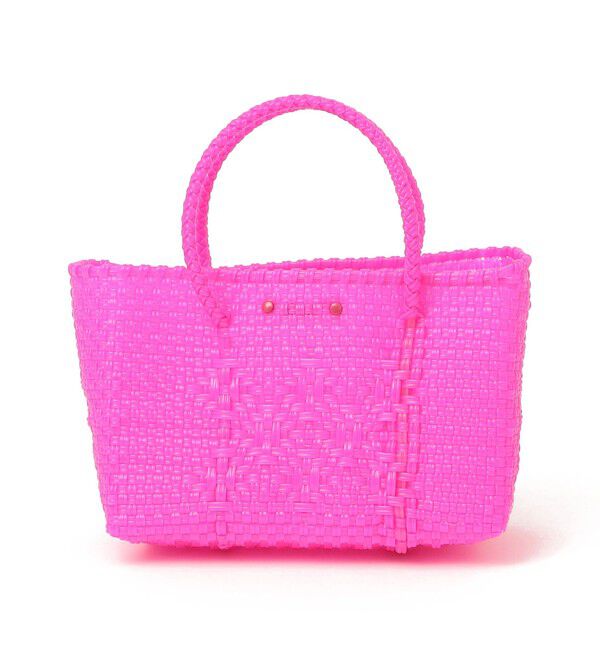 SHIPS KIDS「Diminutivo:ミニ ボルサ ソリッド カゴバッグ」|かごバッグ|ピンク