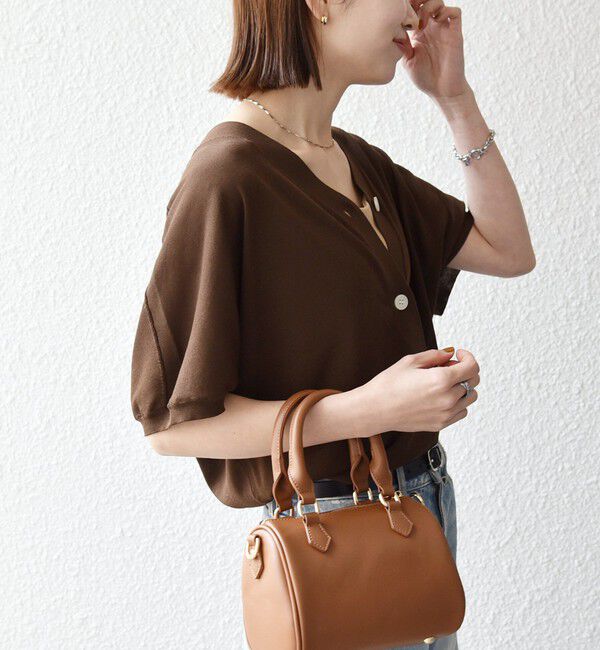 SHIPS any「SHIPS any:〈接触冷感/手洗い可能〉Vネック ドルマン ミディ カーディガン」|カーディガン|