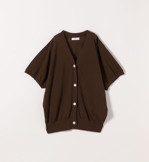 SHIPS any「SHIPS any:〈接触冷感/手洗い可能〉Vネック ドルマン ミディ カーディガン」|カーディガン|