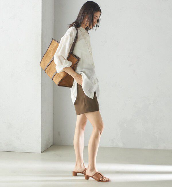 SHIPS for women「小泉里子コラボ:〈手洗い可能〉ダブル クロス ショート パンツ」|その他|