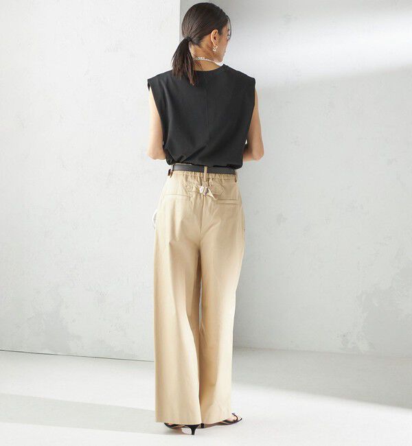 SHIPS for women「〈接触冷感〉ポンチ ノースリーブ プルオーバー」|Tシャツ・カットソー|