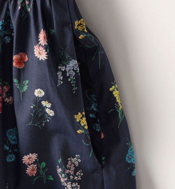 SHIPS KIDS「SHIPS KIDS:140～150cm / フラワー ノースリーブ ワンピース」|ワンピース|