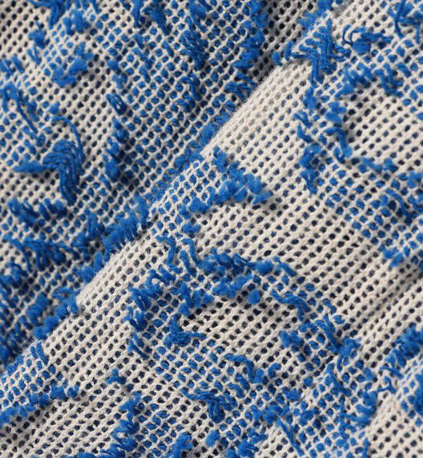 SHIPS any「SHIPS any:〈手洗い可能〉メッシュ ジャカード ギャザー Iライン ワンピース」|ワンピース|