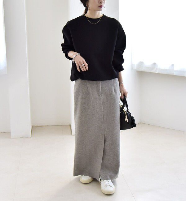 quaranciel「quaranciel:〈洗濯機可能〉ポンチ Vヨークバルーン スウェット プルオーバー」|スウェット・ジャージ|