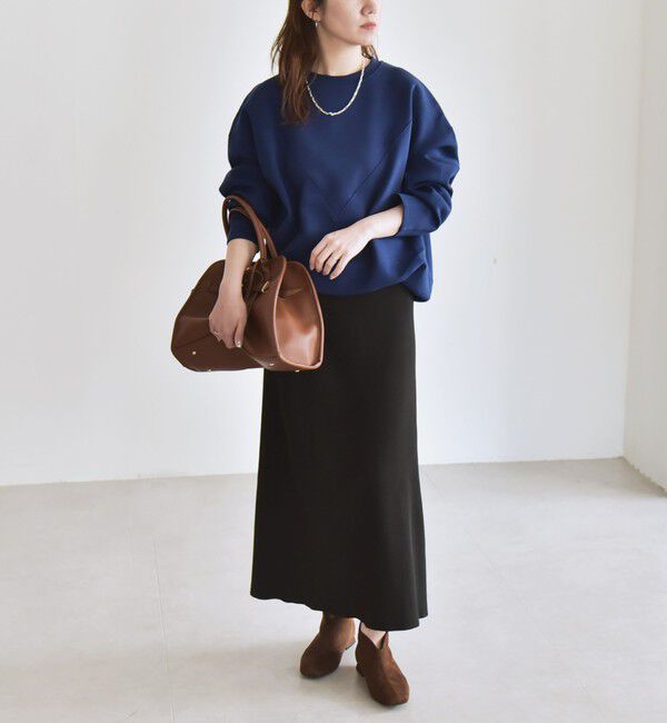 quaranciel「quaranciel:〈洗濯機可能〉ポンチ Vヨークバルーン スウェット プルオーバー」|スウェット・ジャージ|