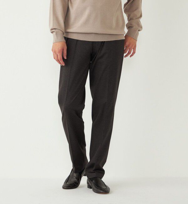 SHIPS Colors 「SHIPS Colors:〈洗濯機可能〉AVANT(R) ストレッチ スラックス(セットアップ対応)」|スラックス|ダークグレー