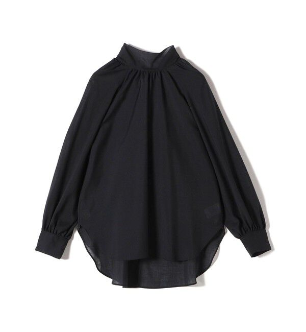 SHIPS for women「〈手洗い可能〉ウール混 シアー ボイル リボン ブラウス」|シャツ・ブラウス|
