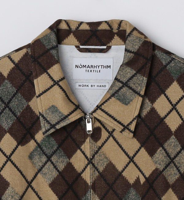 SHIPS「NOMARHYTHM TEXTILE: ARGYLE BLOUSON」|ブルゾン・スタジャン|