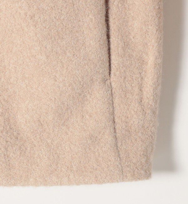 quaranciel「quaranciel: ノーカラー パイピング ジップ コート」|ノーカラーコート|