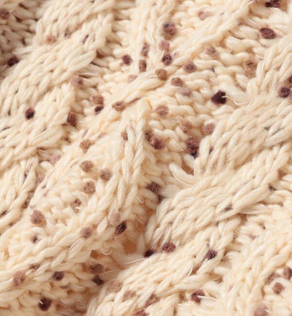 SHIPS for women「【WEB限定】〈手洗い可能〉ネップヤーン ケーブル ニット カーディガン」|カーディガン|