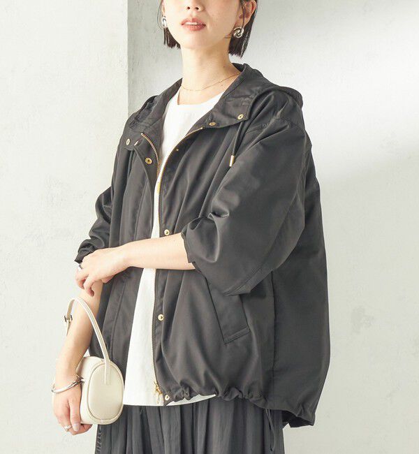 SHIPS for women「〈手洗い可能  / 撥水加工〉キルティング ベスト 付き マウンテン パーカー」|その他|ブラック