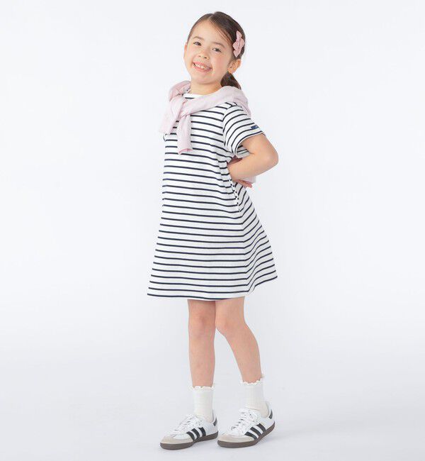 SHIPS KIDS「SHIPS KIDS:100～130cm / ボーダー ワンピース」|ワンピース|