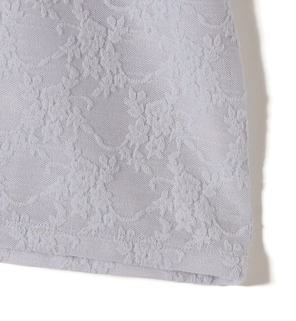 SHIPS for women「《追加予約》【WEB限定】〈手洗い可能〉シアー ジャカード ポロ 襟 ショート スリーブ プルオーバー」|ポロシャツ|