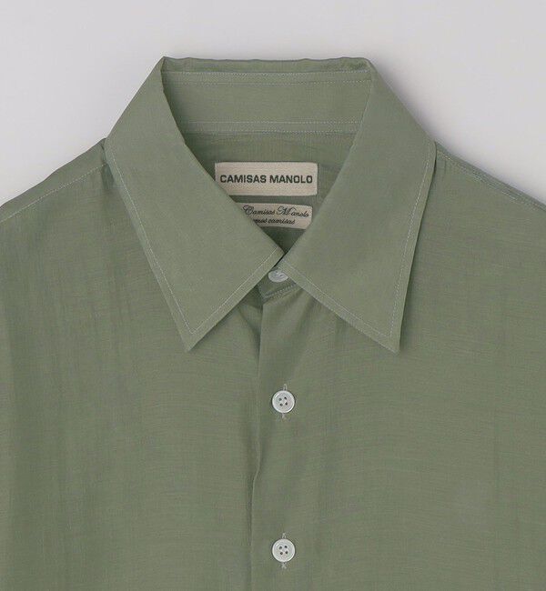 SHIPS「CAMISAS MANOLO: GREEN CAMISA SHIRT」|シャツ・ブラウス|