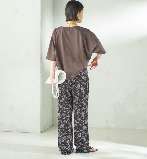 SHIPS for women「《予約》【SHIPS別注】TICCA&times;manipuri:〈手洗い可能〉プリント パンツ」|その他|