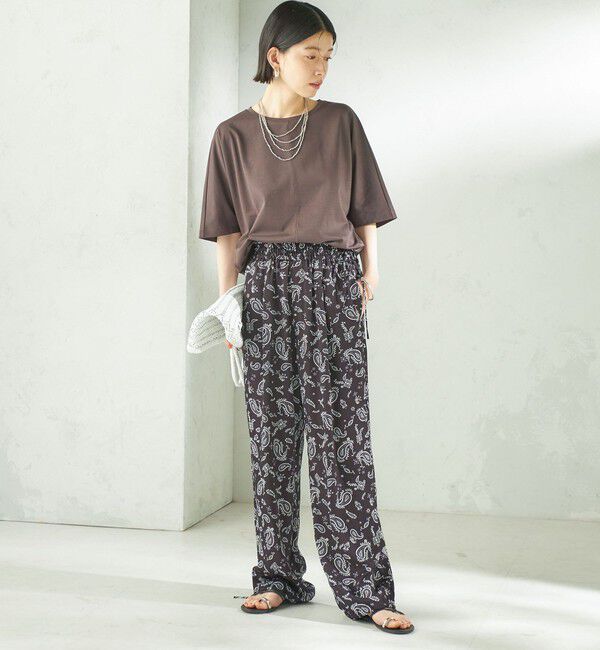 SHIPS for women「《予約》【SHIPS別注】TICCA&times;manipuri:〈手洗い可能〉プリント パンツ」|その他|