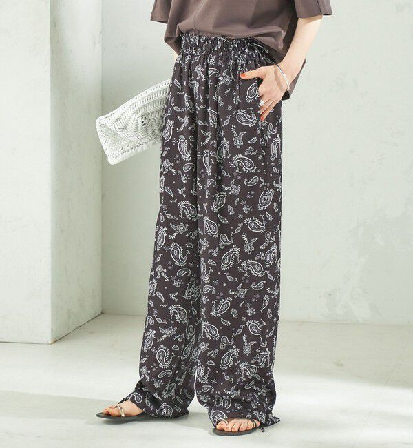 SHIPS for women「《予約》【SHIPS別注】TICCA&times;manipuri:〈手洗い可能〉プリント パンツ」|その他|