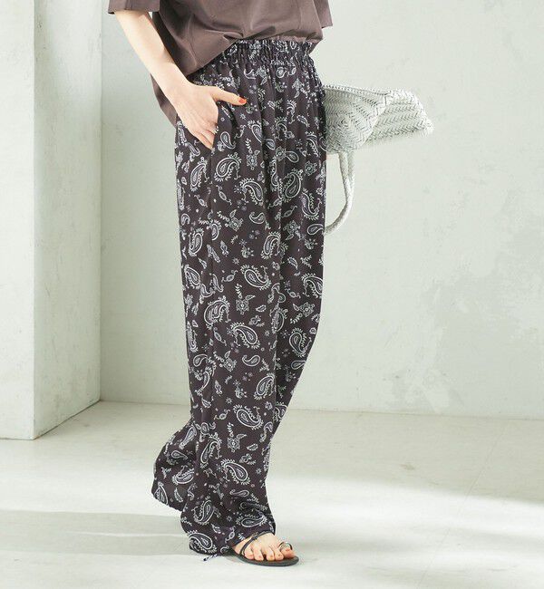 SHIPS for women「《予約》【SHIPS別注】TICCA&times;manipuri:〈手洗い可能〉プリント パンツ」|その他|