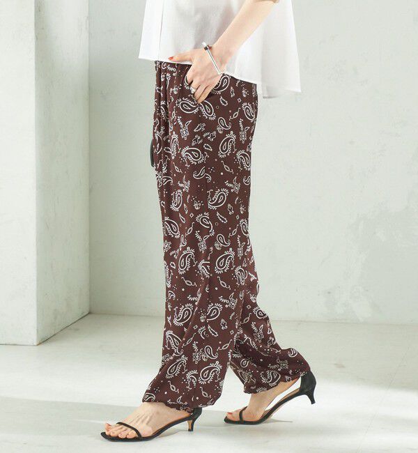 SHIPS for women「《予約》【SHIPS別注】TICCA&times;manipuri:〈手洗い可能〉プリント パンツ」|その他|