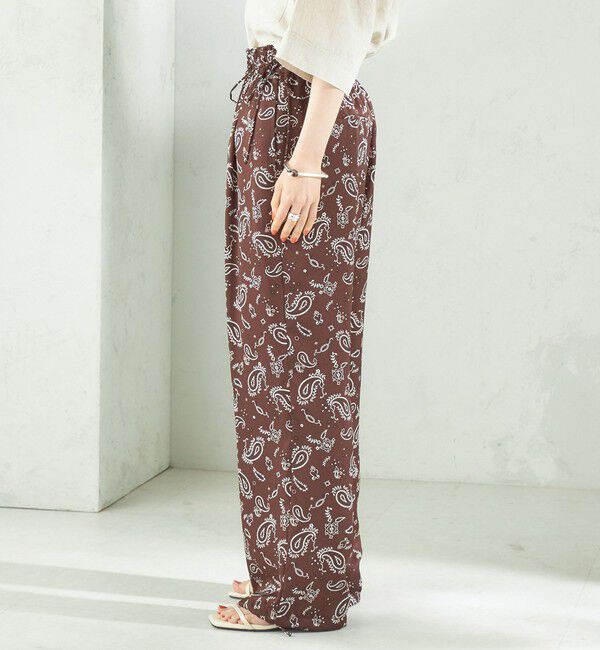 SHIPS for women「《予約》【SHIPS別注】TICCA&times;manipuri:〈手洗い可能〉プリント パンツ」|その他|