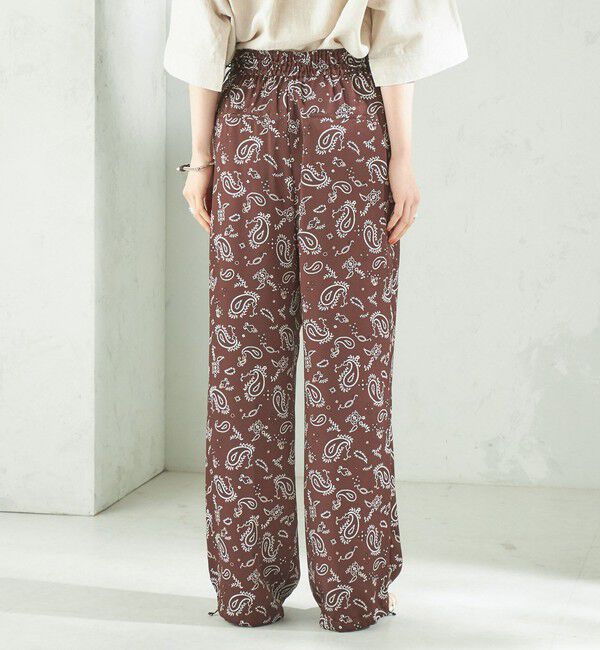 SHIPS for women「《予約》【SHIPS別注】TICCA&times;manipuri:〈手洗い可能〉プリント パンツ」|その他|