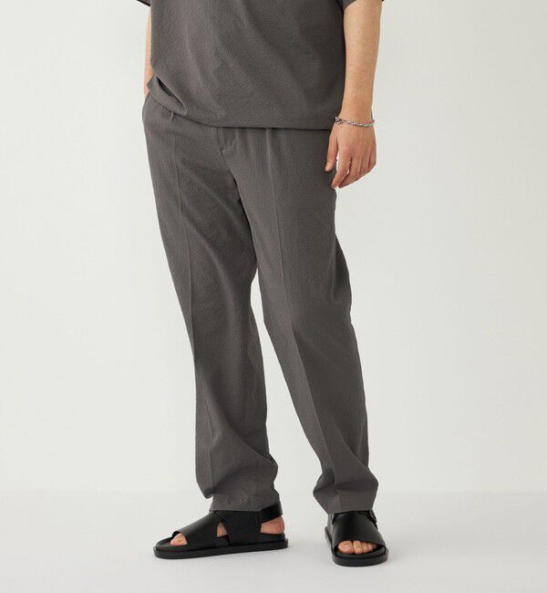 SHIPS Colors 「SHIPS Colors:〈接触冷感・吸水速乾・洗濯機可能〉ライト シアサッカー イージー パンツ」|その他|