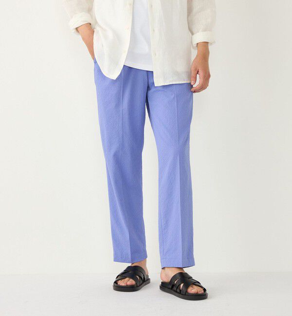 SHIPS Colors 「SHIPS Colors:〈接触冷感・吸水速乾・洗濯機可能〉ライト シアサッカー イージー パンツ」|その他|