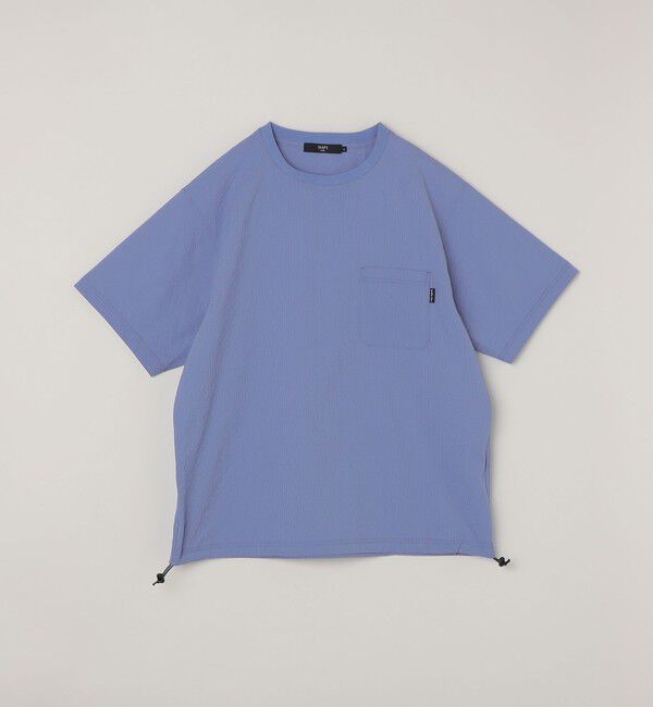 SHIPS Colors 「SHIPS Colors:〈接触冷感・吸水速乾・洗濯機可能〉ライト シアサッカー Tシャツ」|Tシャツ・カットソー|