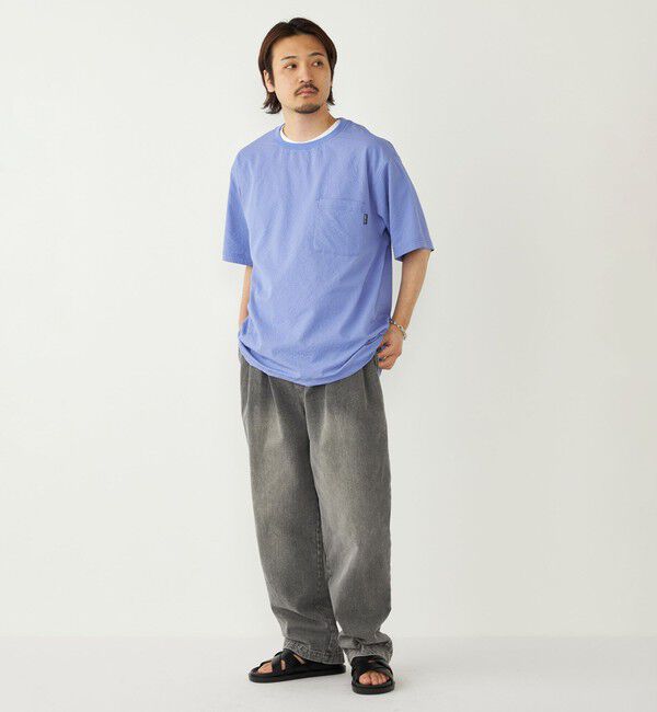 SHIPS Colors 「SHIPS Colors:〈接触冷感・吸水速乾・洗濯機可能〉ライト シアサッカー Tシャツ」|Tシャツ・カットソー|