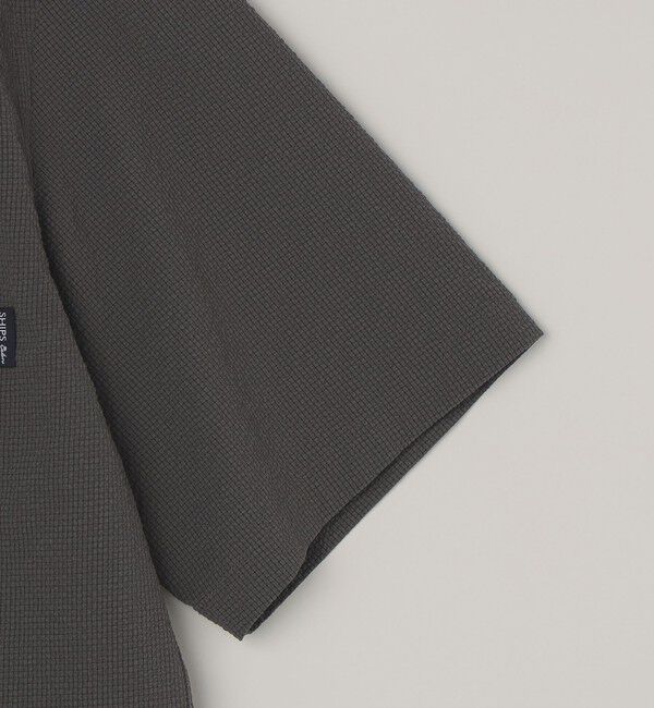 SHIPS Colors 「SHIPS Colors:〈接触冷感・吸水速乾・洗濯機可能〉ライト シアサッカー シャツ」|シャツ・ブラウス|