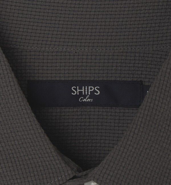 SHIPS Colors 「SHIPS Colors:〈接触冷感・吸水速乾・洗濯機可能〉ライト シアサッカー シャツ」|シャツ・ブラウス|