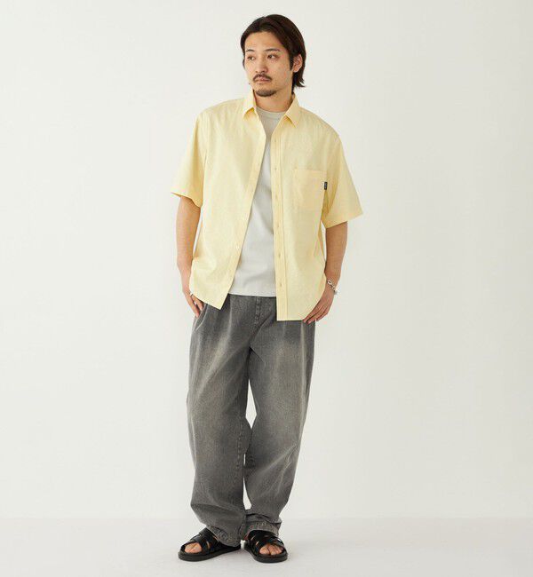 SHIPS Colors 「SHIPS Colors:〈接触冷感・吸水速乾・洗濯機可能〉ライト シアサッカー シャツ」|シャツ・ブラウス|