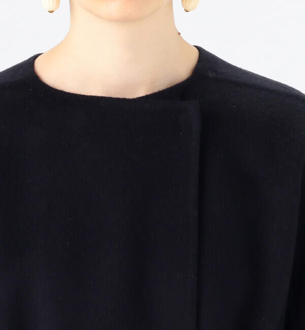 Ballsey「プレミアムウールリバー ノーカラーコート」|ノーカラーコート|