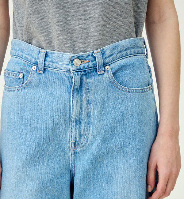 MACPHEE「デニム ワイドストレートパンツ」|デニム|