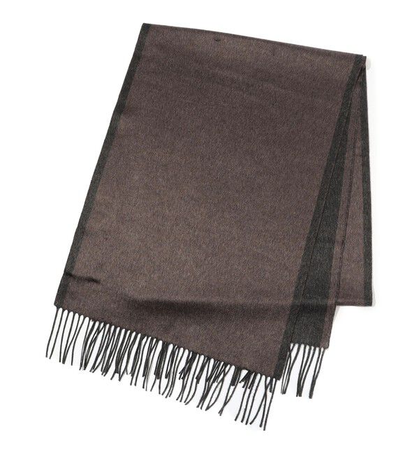 TOMORROWLAND GOODS「シルクダブルフェイス マフラー NOVARA」|マフラー|48 ダークブラウン系